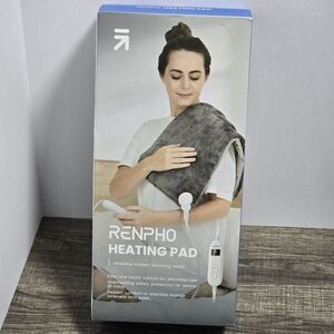Renpho Teal Heating Pad XLarge 12" X 24" Brand New Never Used